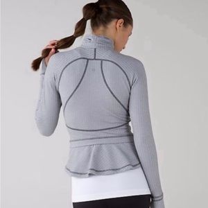 Lululemon Hustle your Bustle jacket, ghost herringbone, size 8